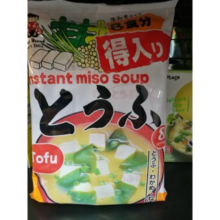 INSTANT MISO SOUP TOFU อินสเเตนท์ มิโสะ ซุป โตฟุ (ตราชินชูอิชิ)(SHINSYUICHI @)