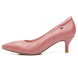 O&amp;B รองเท้าส้นสูงหนังแกะ รุ่น DIANA HEELS 2" in Rose tea