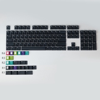 GMK black pixel word keycaps, 128 คีย์ keycaps Cherry Profile DYE-SUB ส่วนบุคคล GMK Keycaps สำหรับแป้นพิมพ์เครื่องกล