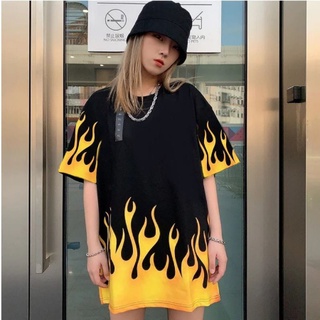 เสื้อยืด Jeline - KAOS OVERSIZE FIRE/TSHIRT JUMBO