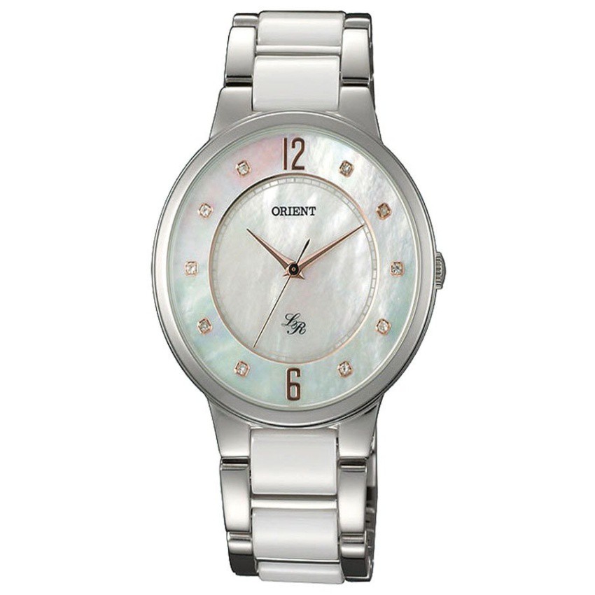 Orient นาฬิกาข้อมือผู้หญิง สายสแตนเลส รุ่น FQC0J006W - สีเงิน