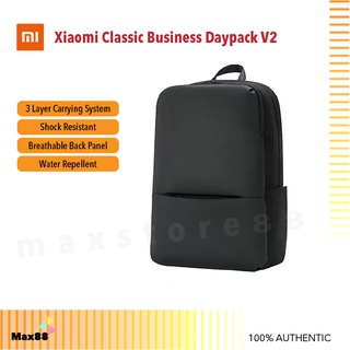 Xiaomi Classic Business Daypack V2 กระเป๋าเป้สะพายหลัง【กันกระแทก, ที่เก็บของคู่, กันน้ํา】