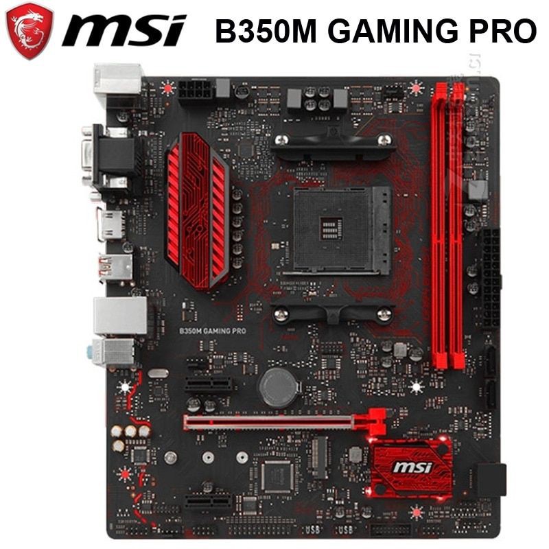 Used Socket AM4 MSI B350M GAMING PRO