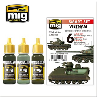 Ammo By MIG - AMIG7135 VIETNAM COLORS SET