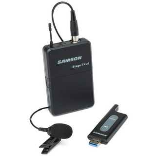 Samson® XPD1 Lavalier ไมโครโฟนไร้สาย USB ไมค์ไวเลส แบบคลิปหนีบปกเสื้อ ใช้งานได้ไกล 30 เมตร ** ประกันศูนย์ 1 ปี **