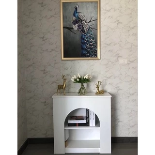 Po Furniture เตาผิงมินิมอล เตาผิงปลอมมินิมอล เข้ากับห้องได้หลากหลายรูปแบบ ขนาด 80x25x80 cm. **สินค้าประกอบเอง**