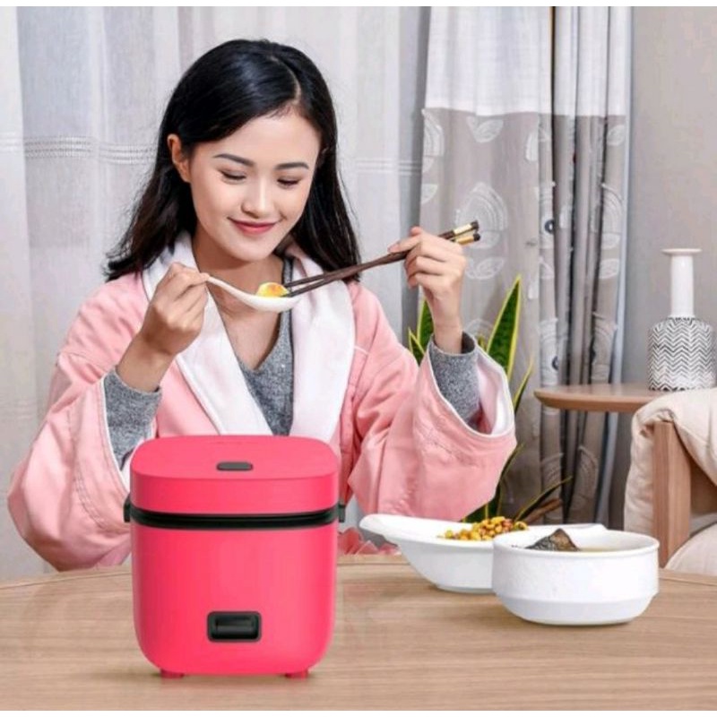 หม้อหุงข้าวไฟฟ้า Smart Mini Rice Cooker 1.2L