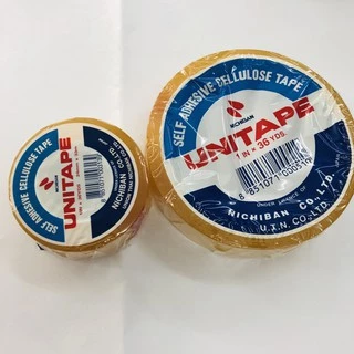 เทปใส Unitape เทปกาวใส ขนาด 3/4", 1/2", 1" ยาว 36หลา แกนเล็ก แกนใหญ่ เทปกาว เทป