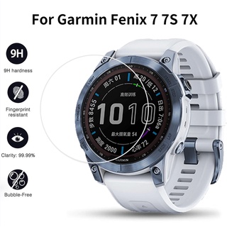 9H Premium Glass ฟิล์ม Garmin Fenix 7 Tempered Glass Fenix 7S / Garmin Fenix 7X Screen Protector / Fenix 6 Fenix 6S Fenix 6X , Fenix 5 5s Fenix 5X Clear HD Screen Protector Film