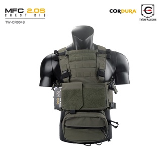 เสื้อเกราะ MFC 2.0S Chest Rig ( Twinfalcons ) [ TW-CR004S ] Delustering Cordura 500D จัดส่งฟรี