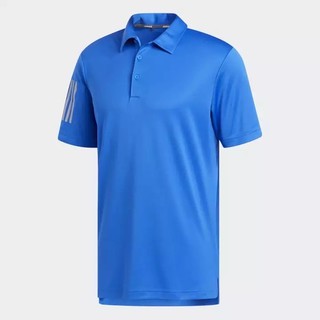 Adidas Polo Shirt เสื้อกีฬาคอปกแขนสั้นสีฟ้า แบรนด์แท้ราคาพิเศษ