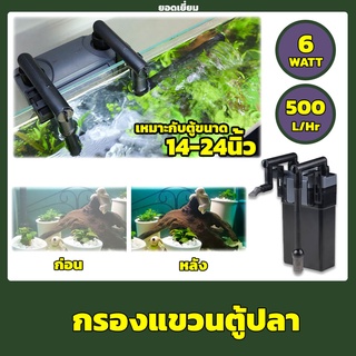 กรองแขวนข้างตู้ปลา SUNSUN HBL-801, 802, 803 Hang on Filter