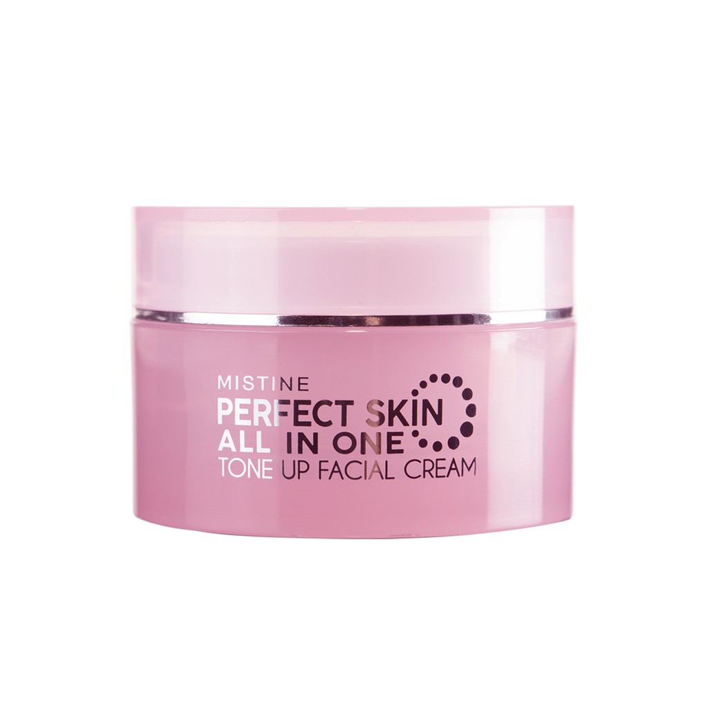 มิสทิน เพอร์เฟ็ค สกิน ออล อิน วัน โทน อัพ เฟเชียล ครีม Mistine-PERFECT SKIN-ALL IN-ONE TONE-UP FACIAL-CREAM 40G.