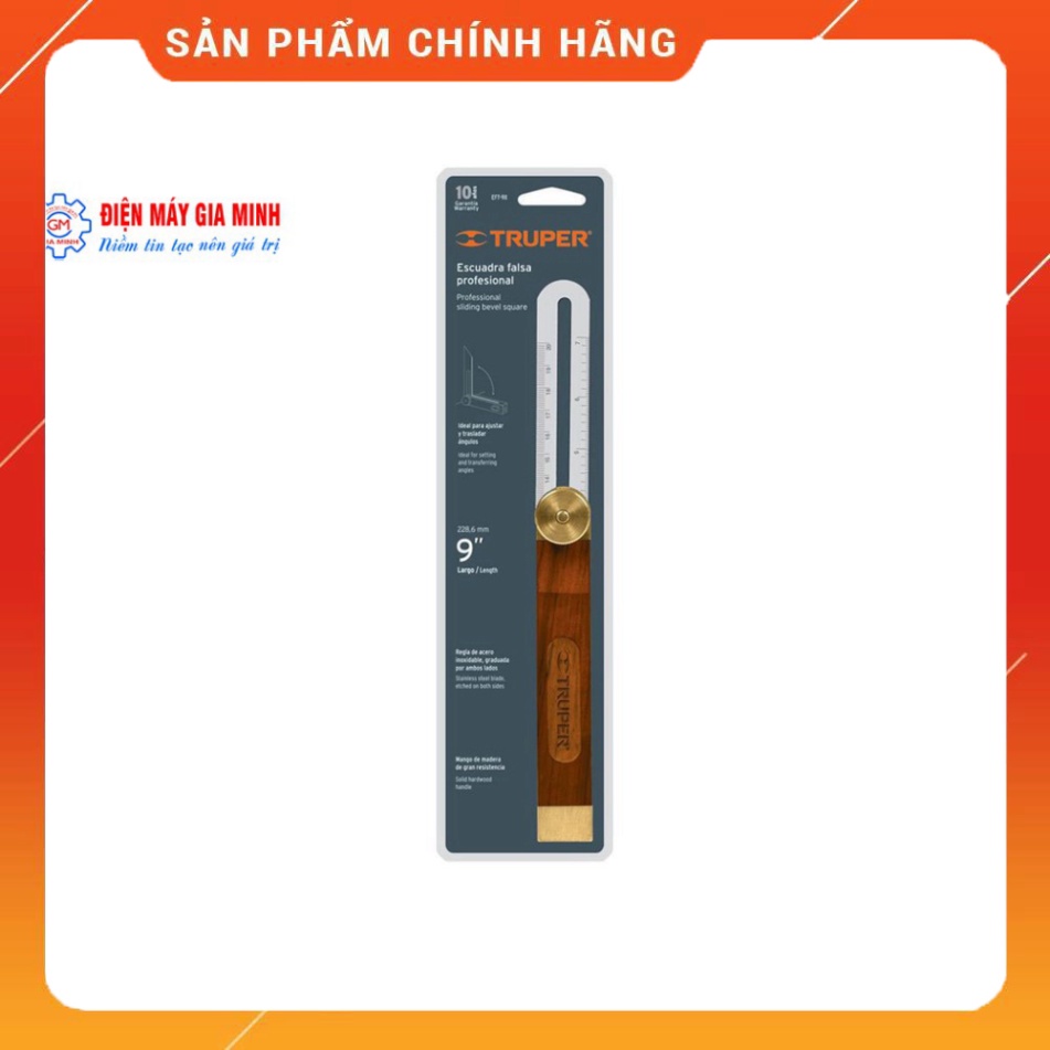Troper 14385 ไม้บรรทัดสี่เหลี่ยม (ET-9X)