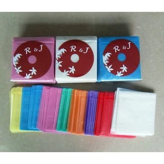 ซองใส่แผ่น CD / DVD คละสี แบบ 2 ด้าน ซองใส่ซีดีและดีวีดี (PACK 100 ชิ้น)