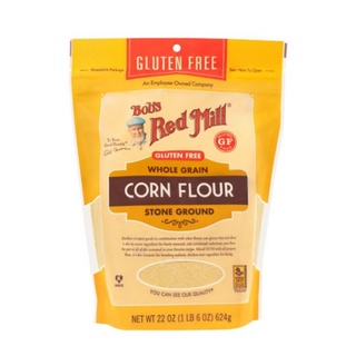 บ็อบส์เรดมิล แป้งข้าวโพด กลูเตนฟรี 624 กรัม - Corn Flour Gluten Free 624g Bobs Red Mill brand