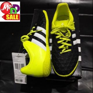 Adidas - ใหม่ รองเท้าใส่เล่นฟุตบอล/ซ็อกเกอร์ หรือออกกำลังกายเด็กชาย (Football /Soccer Training) ADIDAS ACE 15.4 IN J B27