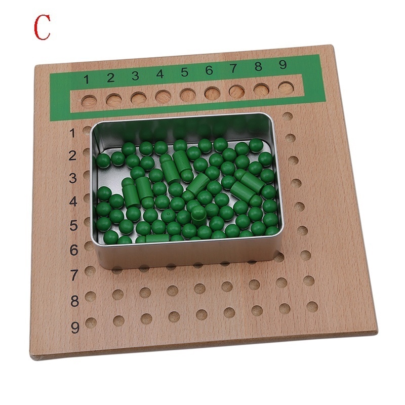 Wooden Montessori Addition Subtraction Multiplication Division Board ...