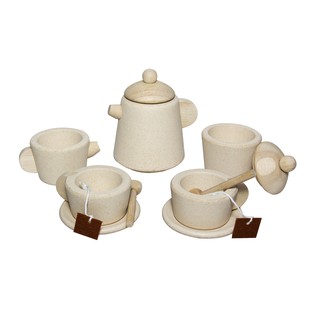 PlanToys 3616 Tea Set ของเล่นไม้ชุดน้ำชาของเล่นเด็ก 2 ขวบ