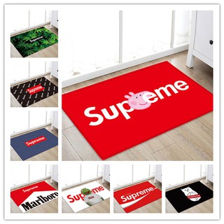 Supreme แผ่นพื้น พรมเช็ดเท้า ผ้าเช็ดเท้า ขนาด60X40 cm