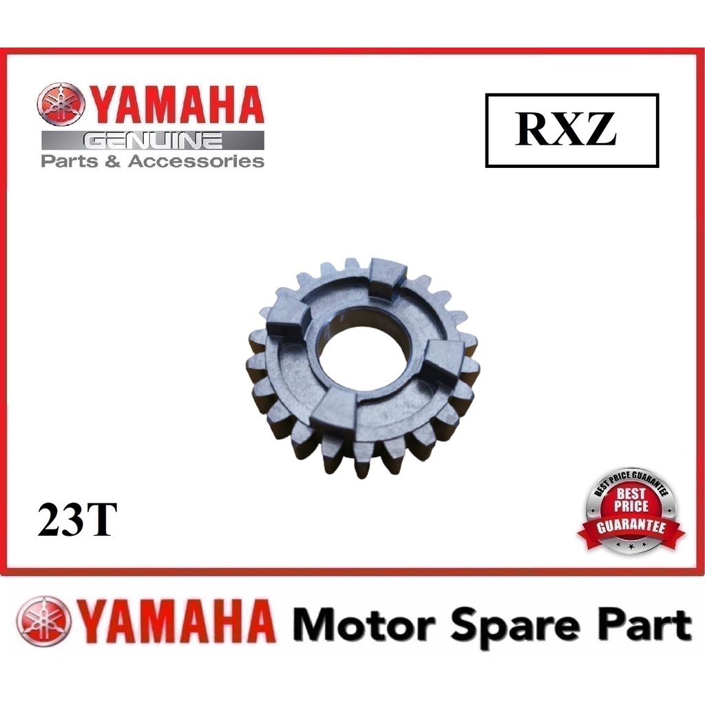 YAMAHA RXZ GEAR 5TH PINION 23T 0 10W-17151-02 GIGI GEAR BOX GEARBOX MAINSHAFT COUNTER MAIN SHAFT RXZ