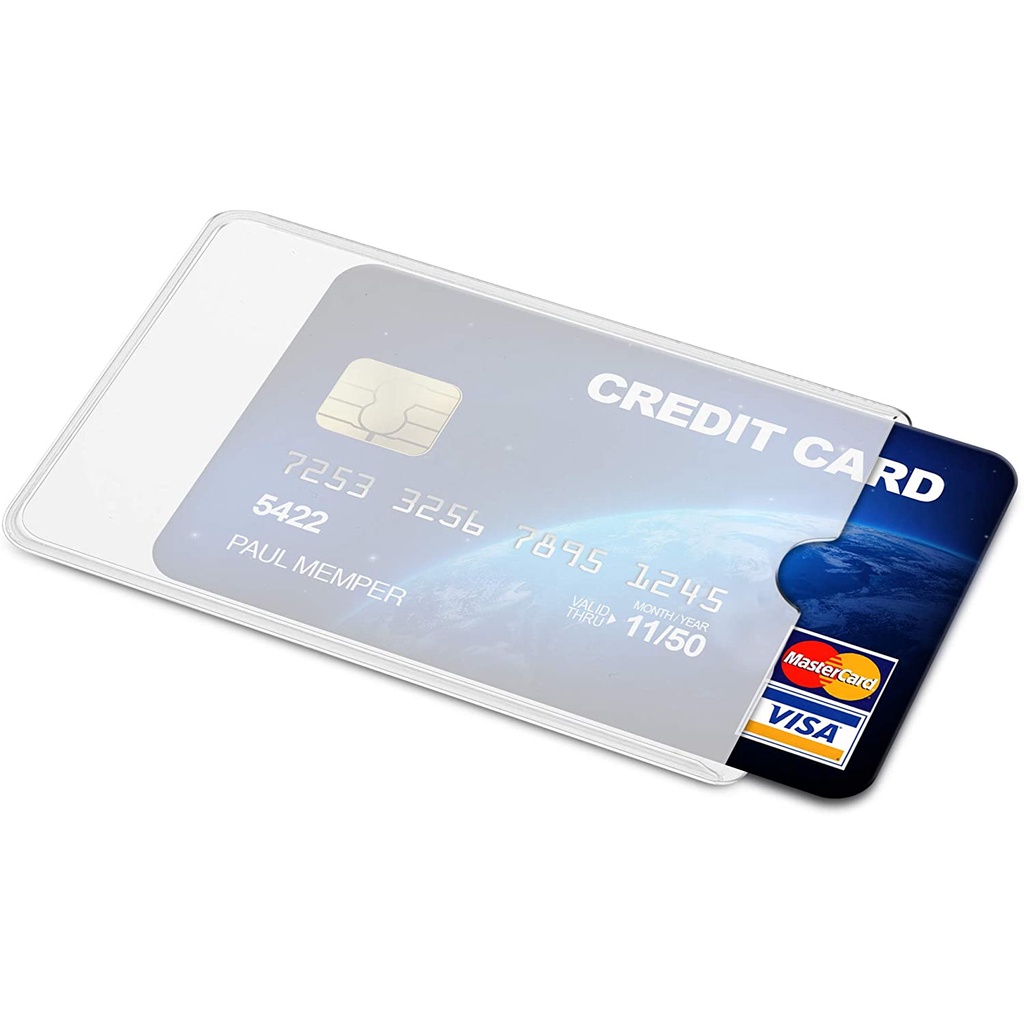 ช ่ องใส ่ บัตร 3 ชิ ้ น Sleeve Soft Slots สําหรับการ ์ ด 9.3x6ซม