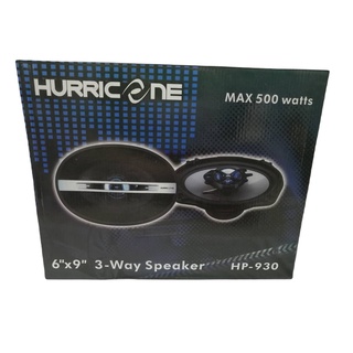 ลำโพงรถยนต์ 6"x9" 3-way Speaker MAX500WATTHURRICANE