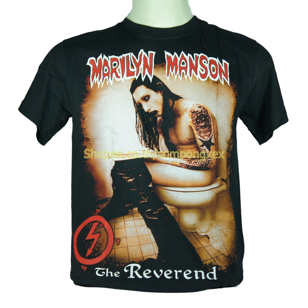 Marilyn Manson เสื้อวง มาริลีน แมนสัน เสื้อวินเทจ เสื้อยืดไซส์ยุโรป SPX599