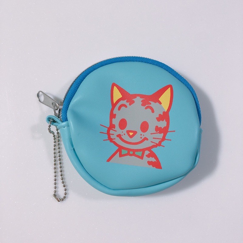 กระเป๋าใส่เหรียญ Osamu Goods ลายแมว จากญี่ปุ่น ทรงกลม มีตัวห้อย