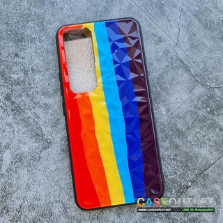 เคส Huawei Y7a | Xiaomi Redmi Note9s 3D นูน ลาย สายรุ้ง เคสรุ้ง รุ้งพาสเทล เคสรุ้งพาสเทล 3มิติ กันกล้อง