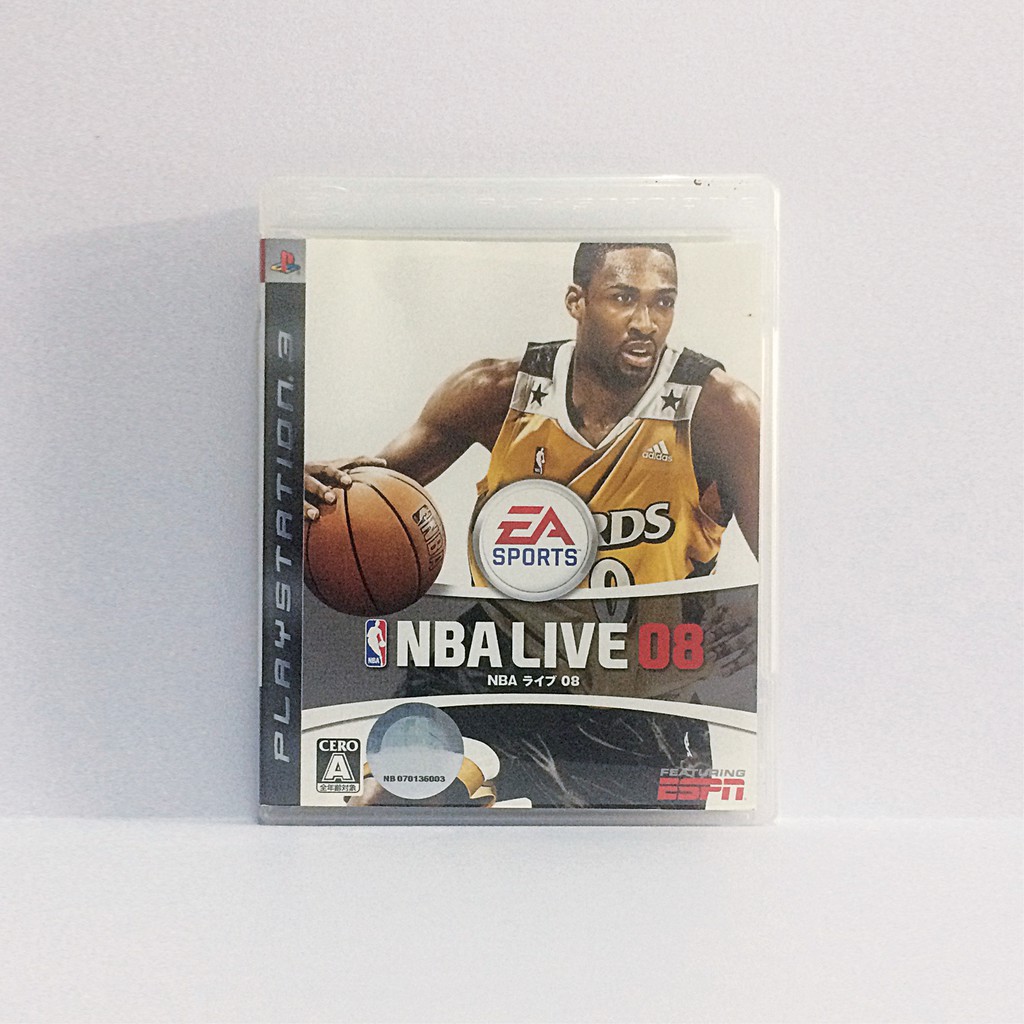 แผ่นเกม NBA Live 08 เครื่อง PS3 (PlayStation 3)