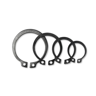 แหวนล็อคนอก (ล็อคเพลา) เหล็กชุบดำ เบอร์ 21 - 40 Retaining Rings External Type STW(แพ็ค 10 ตัว)