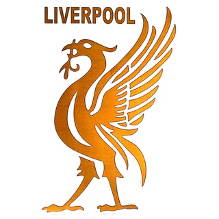 LIVERPOOL สีแดง(หันซ้าย)สติ๊กเกอร์ทีมฟุตบอลสโมสรโลก สติ๊กเกอร์รถกระบะ เนื้อPVC เคลือบเงา สติ๊กเกอร์คุณภาพสูง ติดรถ