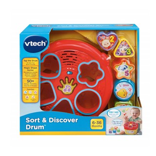 [ใช้ 2 โค้ดลดเพิ่ม] Vtech Sort &amp; Discover Drum Vt110185103000