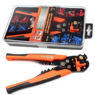   คีมปอกสายไฟ  คีมย้ำหางปลา  No.746  201pcs AutoMatic Wire Stripper Set รุ่น 201pcs-Wire-stripper-set-04b-June-p