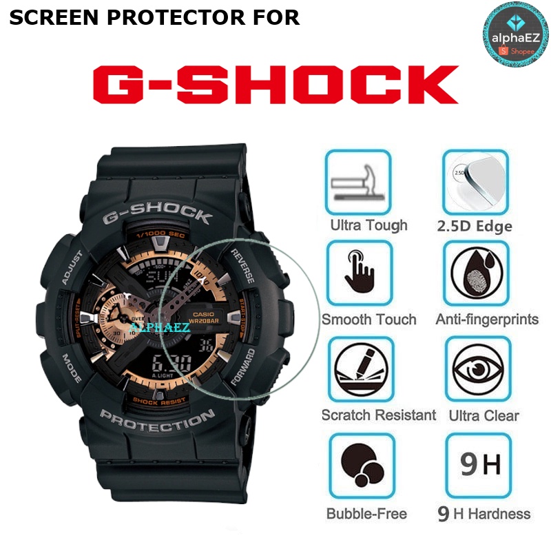 Casio G-Shock GA-110RG-1A Series 9H กระจกกันรอยหน้าจอนาฬิกา GA-110