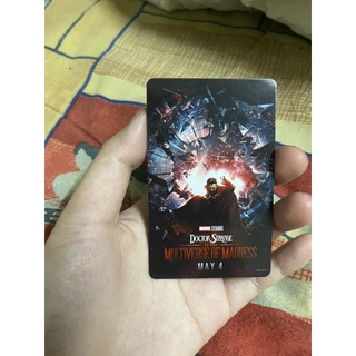 ใหม่!! บัตรสะสม doctor strange major หมอแปลก in the multiverse of madness ดูหนังได้ ภาคล่าสุด บัตรแข็ง doctor strange