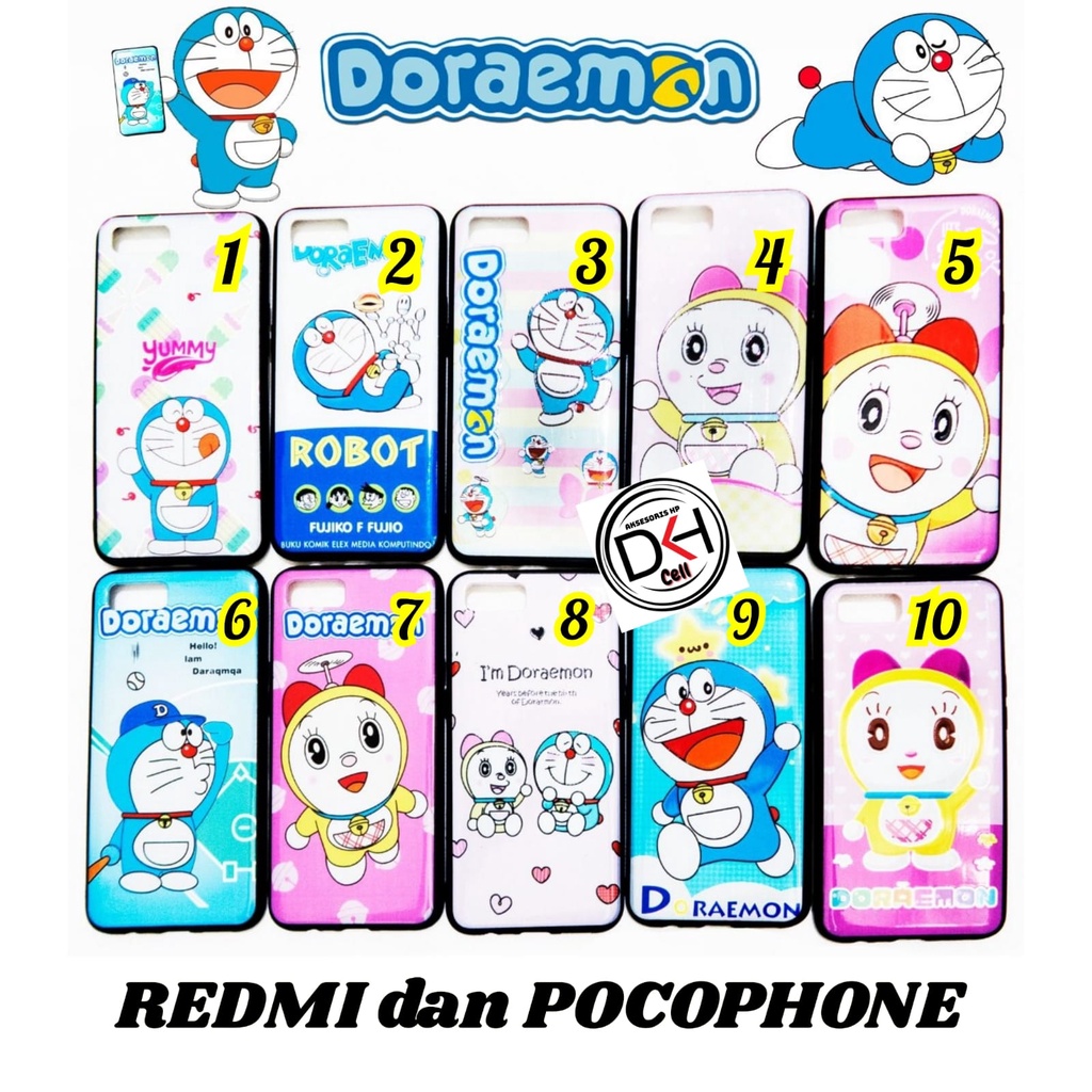 DORAEMON เคสตัวละคร REDMI NOTE 8 9 PRO POCO X3 PRO