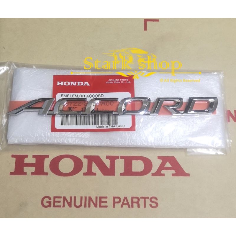 HONDA ACCORD 2003~2007 SDA REAR BONNET EMBLEM ACCORD LOGO MARK