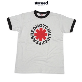 เสื้อยืด พิมพ์ลายโลโก้พริกไทย RHCP สีแดง