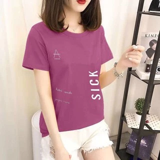 เสื้อแฟชั่นผู้หญิง แขนสั้น สไตล์เกาหลี สวมใส่สบาย