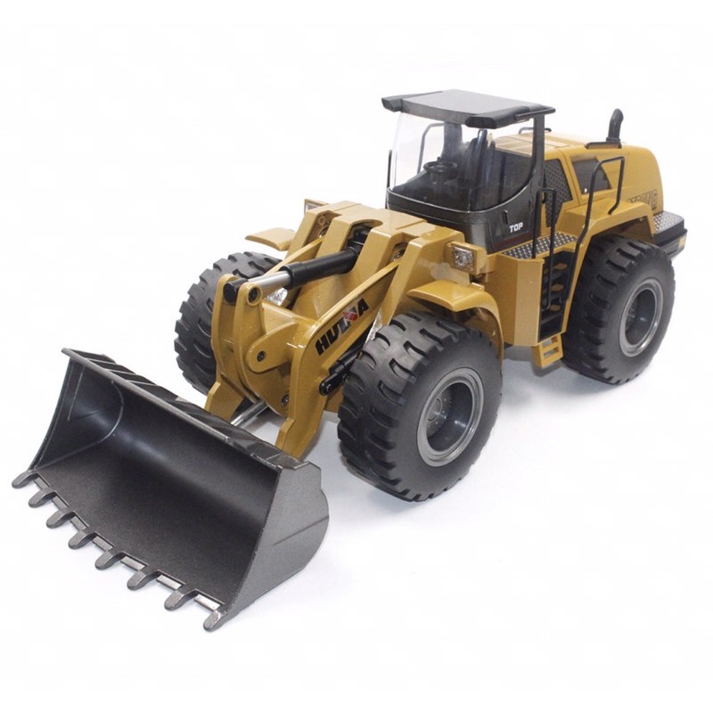 รถเกรดเหล็ก HUINA 1583 2.4GHzระบบไฟฟ้ามีเสียงและมีไฟรายละเอียดสวยสมจริงแบตเตอรี่ชาร์จอุปกรณ์พร้อมเล่