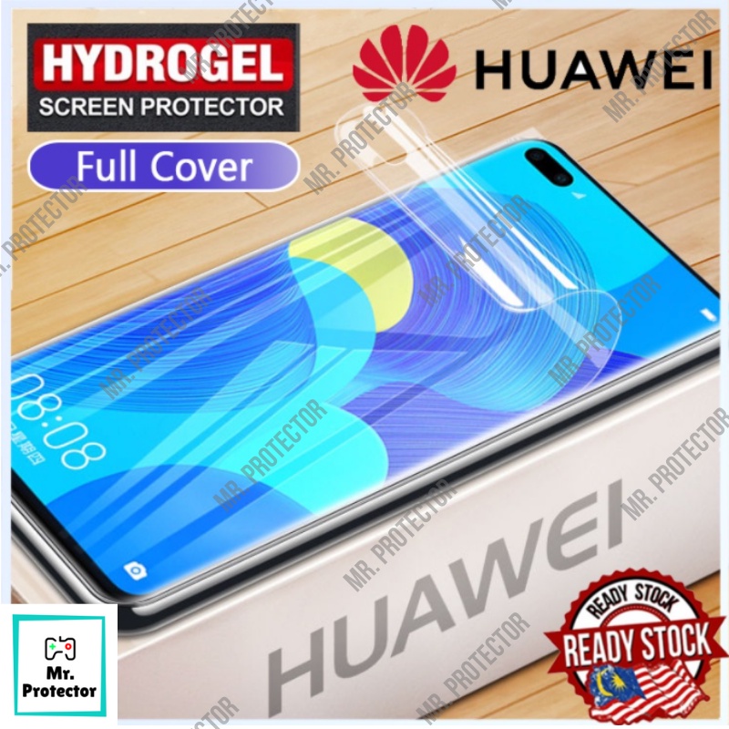 HUAWEI Hydrogel ป้องกันหน้าจอ nova 5i 5T 4 4e 3 3i 2 Y70Plus Y60 คลุมทั้งหมด HD / Matte / Blueray