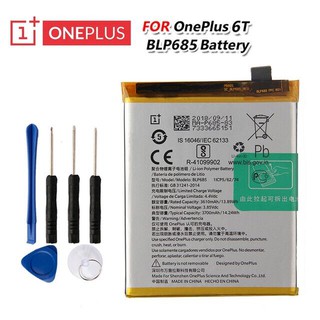 Original แบตเตอรี่ สำหรับ OnePlus 6T Oneplus 7 A6010 BLP685 3700mAh