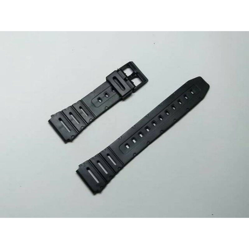 สายนาฬิกา Casio CA-53w ca53w Casio ca53 w สายนาฬิกาสีดํา
