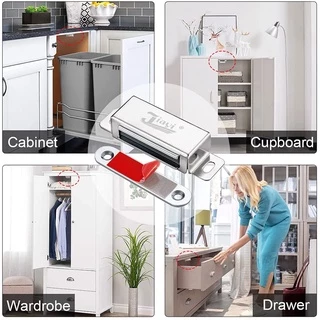 แม่เหล็ก แม่เหล็กประตู Door magnet แม่เหล็กติดประตู แม่เหล็กติดบานประตู 45mm 55mm 70mm 95mm