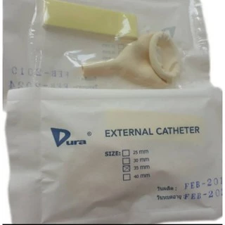 [ค่าส่งถูก!!] ดูร่า ถุงยางอนามัยต่อสายปัสสาวะ ถุงยางปัสสาวะ Dura Condom External Catheter