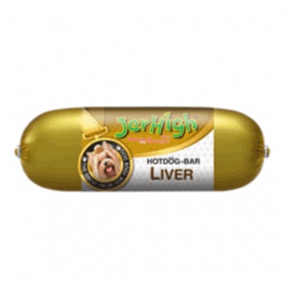 JerHigh Hot Dog Bar Liver ขนมฮอทดอกสุนัข รสตับ-150g.