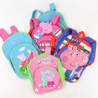 ของเล่นตุ๊กตาการ์ตูน Peppa Pig George 5 แบบ สร้างสรรค์ สําหรับเด็กอนุบาล กระเป๋านักเรียน