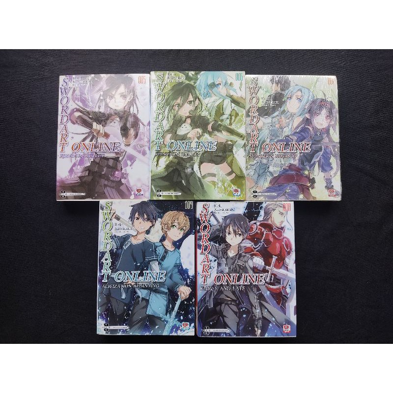 ไลท์โนเวล Sword Art Online เล่ม 5-9